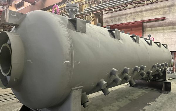 Supply of the first of three steam drums, which will be installed in a Energy waste plant in Nice, France