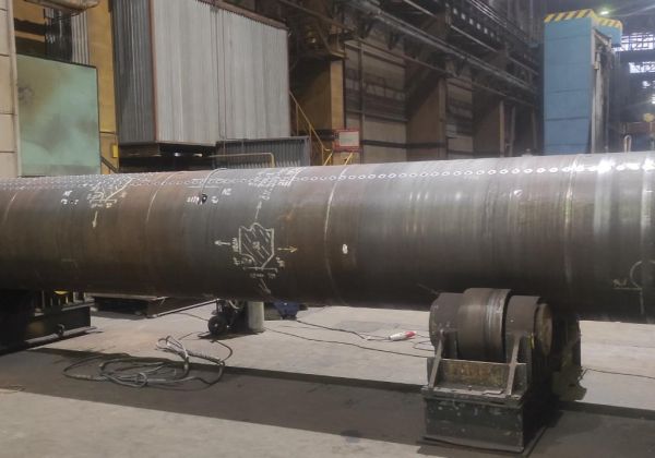 Steam drum with 817 holes delivered to Poland